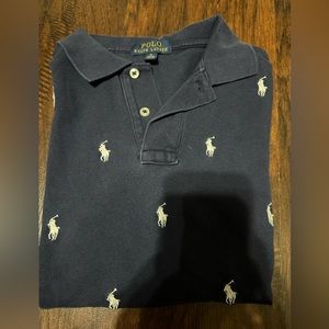 All over pony polo